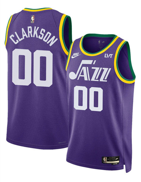 Jordan Clarkson Utah Jazz purple Classic jersey