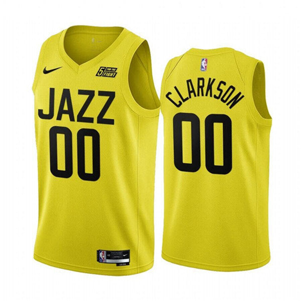 Jordan Clarkson Utah Jazz yellow jersey