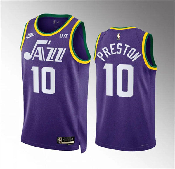 Jason Preston Utah Jazz purple City Edition jersey