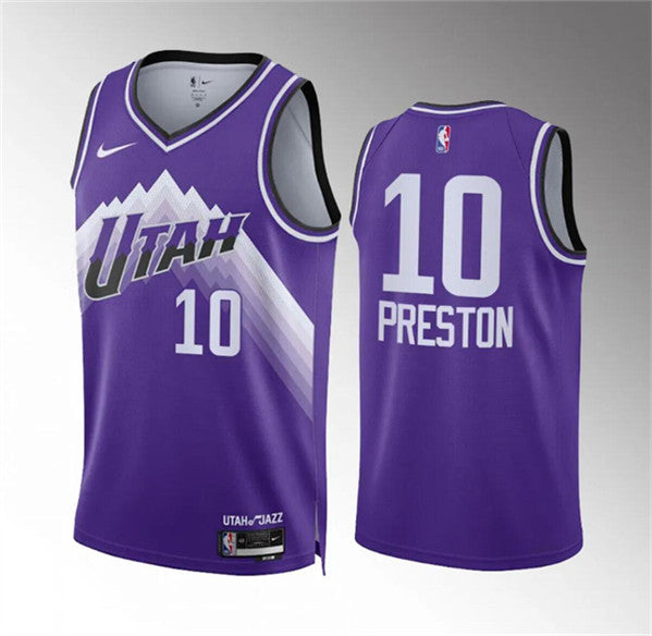 Jason Preston Utah Jazz purple Classic jersey