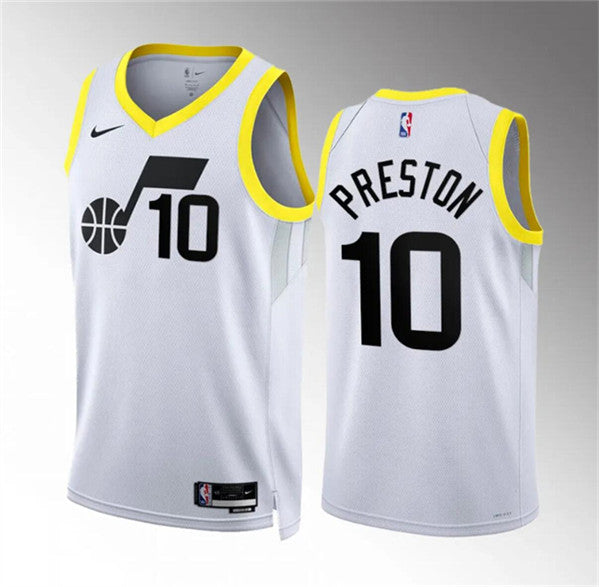 Jason Preston Utah Jazz white jersey