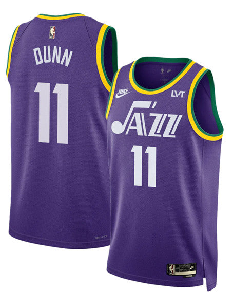 Kris Dunn Utah Jazz purple Classic jersey