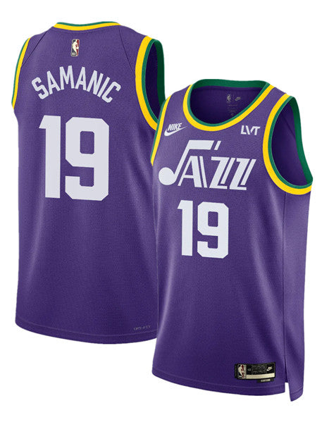 Luka Samanic Utah Jazz purple Classic jersey