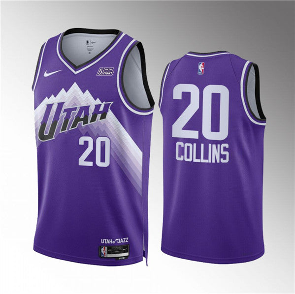 John Collins Utah Jazz purple City Edition jersey