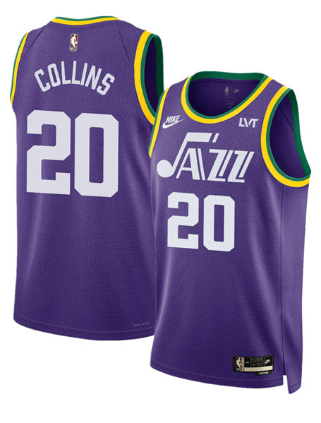 John Collins Utah Jazz purple Classic jersey