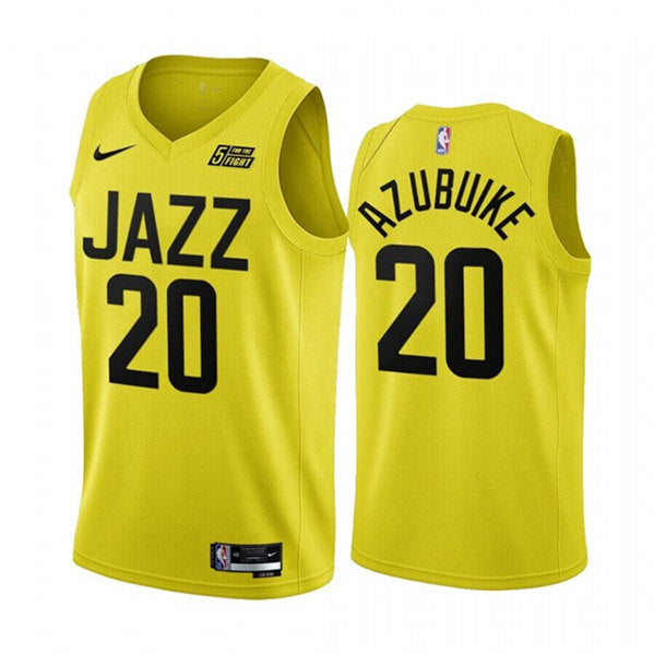 Udoka Azubuike Utah Jazz yellow jersey