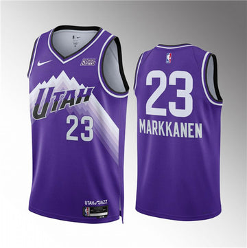 Lauri Elias Markkanen Utah Jazz purple City Edition jersey