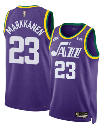 Lauri Markkanen Utah Jazz purple Classic jersey