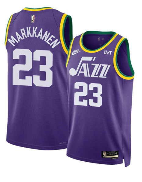 Lauri Markkanen Utah Jazz purple Classic jersey