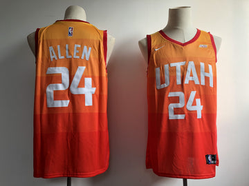 Grayson Allen Utah Jazz orange City Edition jersey