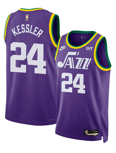 Walker Kessler Utah Jazz purple Classic jersey