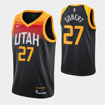 Rudy Gobert Utah Jazz black jersey
