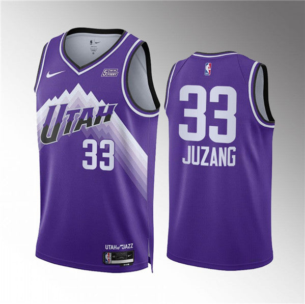 Johnny Juzang Utah Jazz purple City Edition jersey