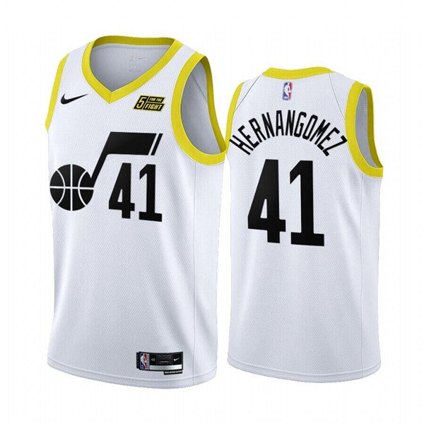 Juancho Hernangmez Utah Jazz white jersey