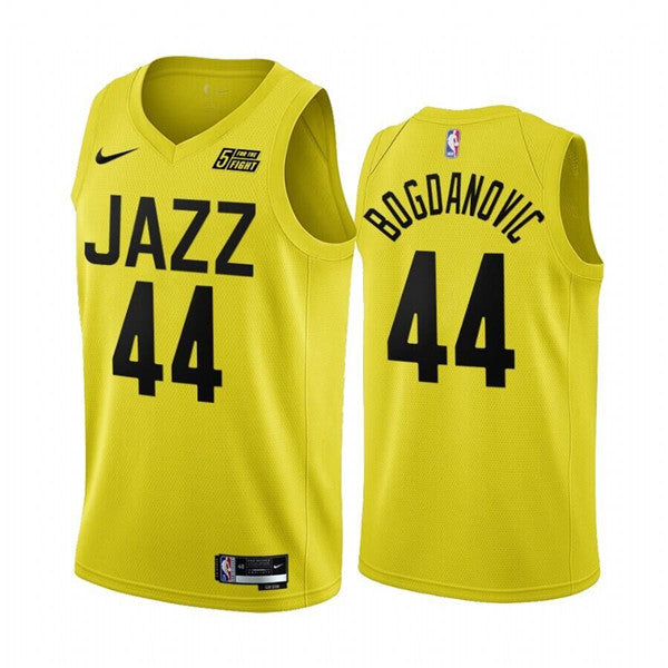 Bojan Bogdanovic Utah Jazz yellow jersey