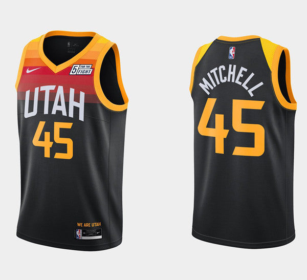 Donovan Mitchell Utah Jazz black jersey
