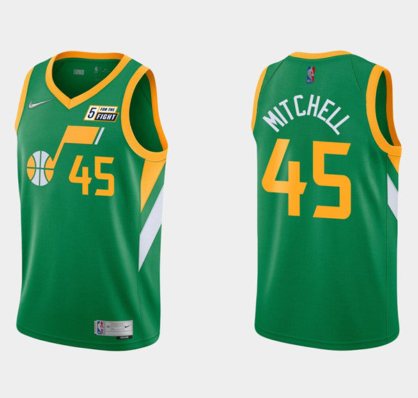 Donovan Mitchell Utah Jazz green jersey