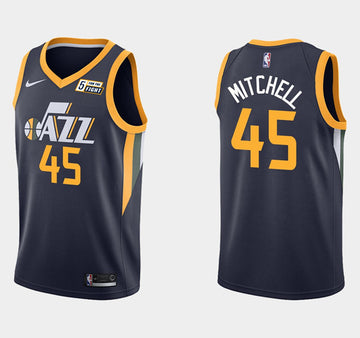 Donovan Mitchell Utah Jazz purple jersey