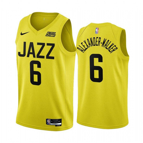 Nickeil Alexander-Walker Utah Jazz yellow jersey