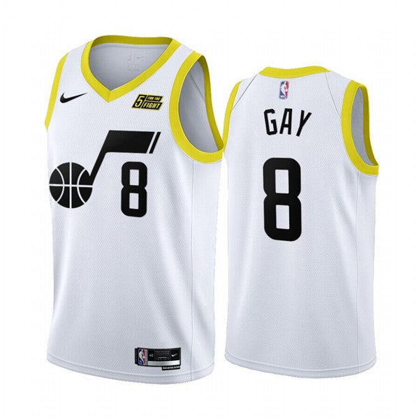Rudy Gay Utah Jazz white jersey