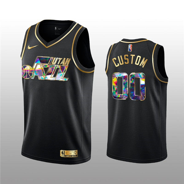 Custom Utah Jazz black jersey