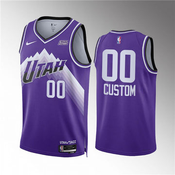 Custom Utah Jazz purple City Edition jersey