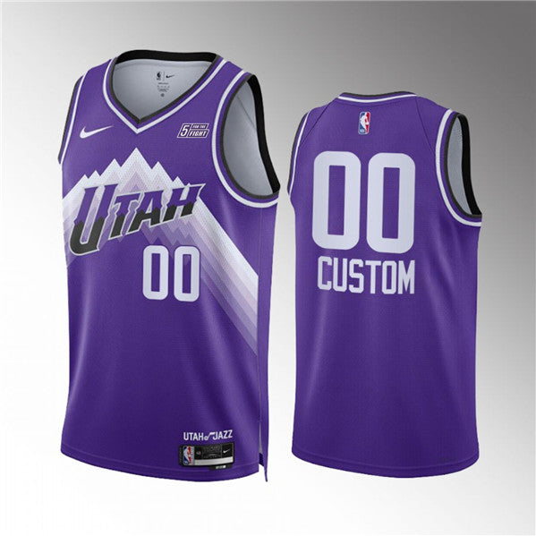 Custom Utah Jazz purple City Edition jersey