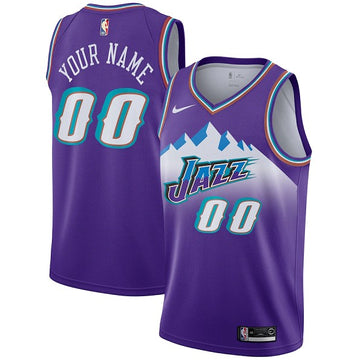 Custom Utah Jazz purple City Edition jersey