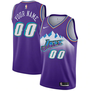 Custom Utah Jazz purple City Edition jersey