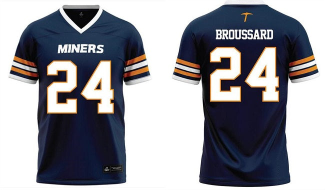 Custom navy jersey