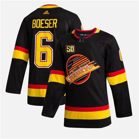 Brock Boeser Vancouver Canucks black jersey