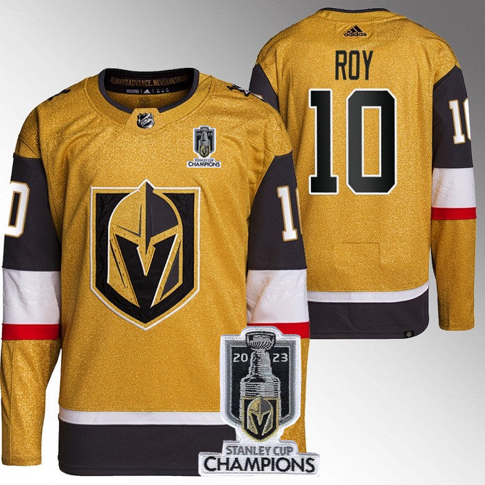 Nicolas Roy Vegas Golden Knights gold jersey