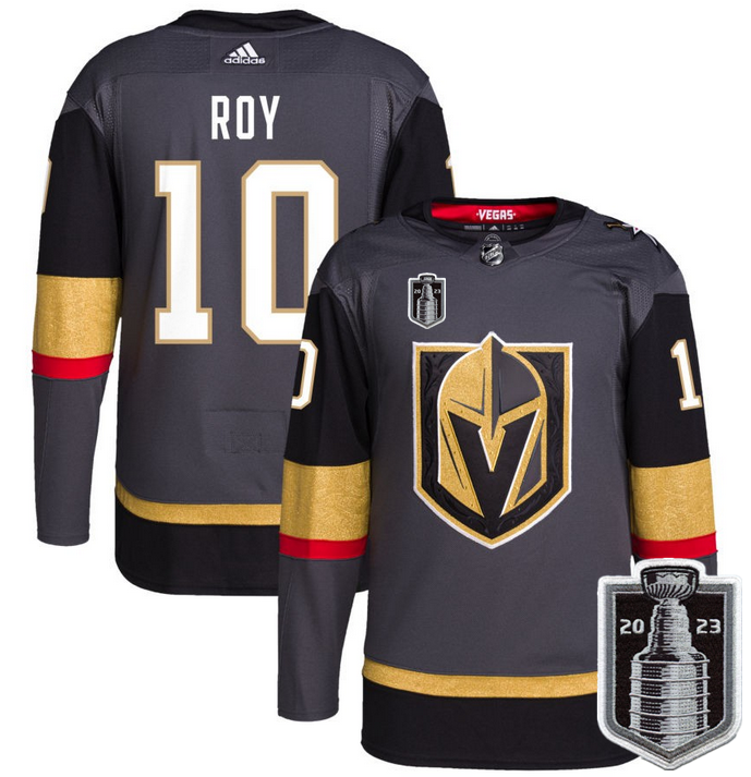 Nicolas Roy Vegas Golden Knights gray jersey