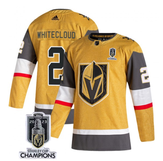 Zach Whitecloud Vegas Golden Knights gold jersey