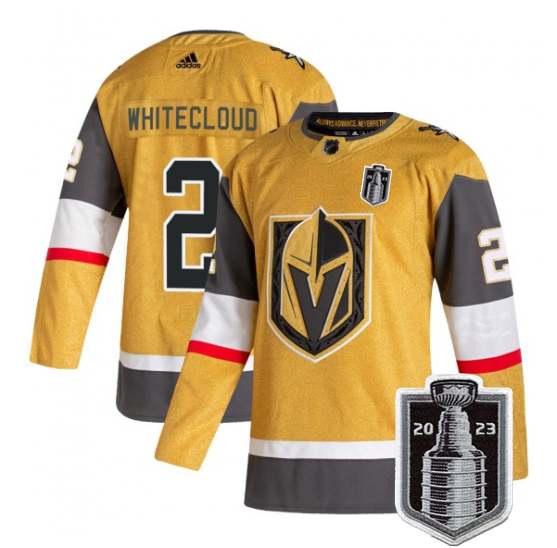 Zach Whitecloud Vegas Golden Knights gold jersey