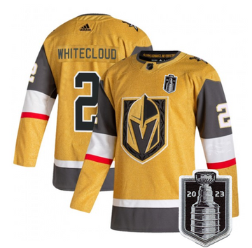 Zach Whitecloud Vegas Golden Knights gold jersey