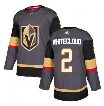 Zach Whitecloud Vegas Golden Knights gray jersey