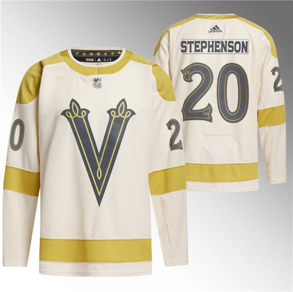 Chandler Stephenson Vegas Golden Knights cream Winter Classic jersey