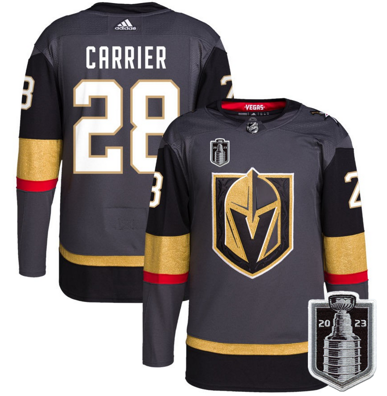 William Carrier Vegas Golden Knights gray jersey