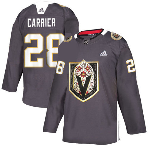 William Carrier Vegas Golden Knights grey Heritage jersey