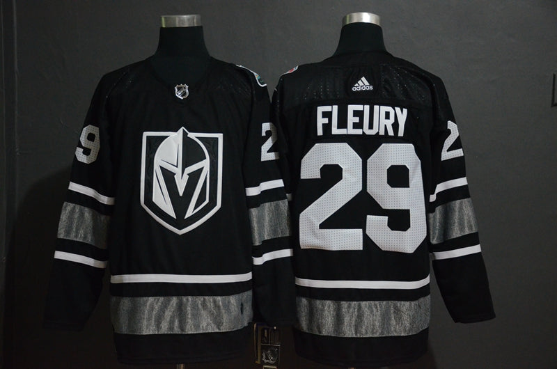 Marc-Andre Fleury Vegas Golden Knights black All-Star jersey