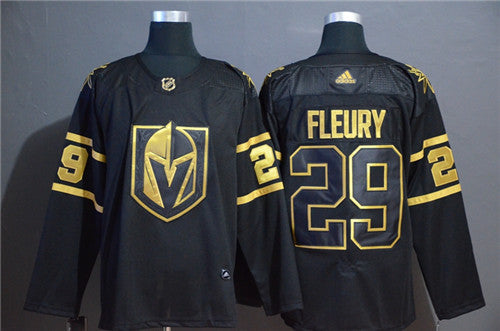 Marc-Andre Fleury Vegas Golden Knights black All-Star jersey