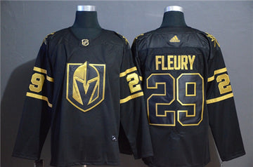Marc-Andre Fleury Vegas Golden Knights black All-Star jersey