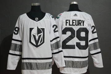 Marc-Andre Fleury Vegas Golden Knights white All-Star jersey