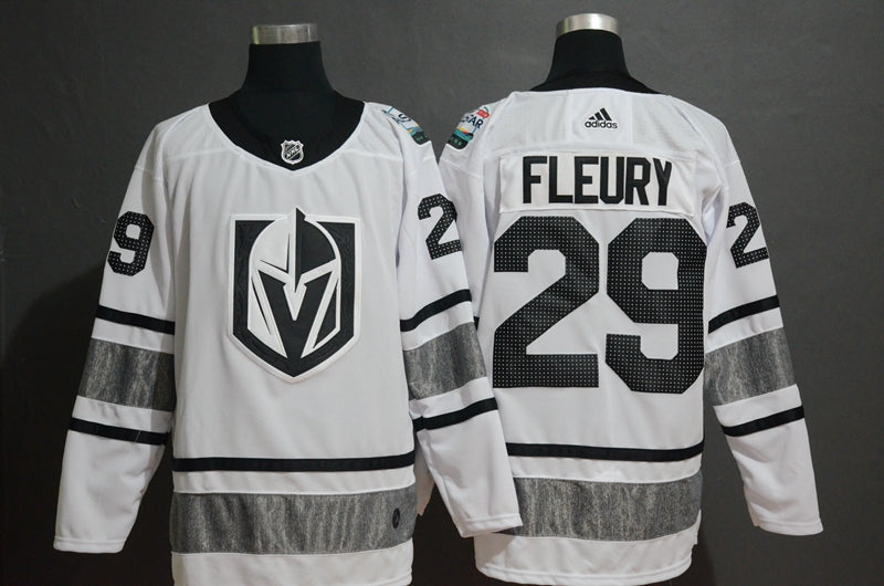 Marc-Andre Fleury Vegas Golden Knights white All-Star jersey