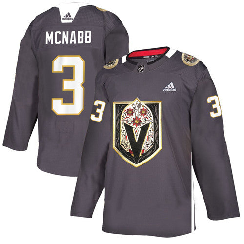 Brayden McNabb Vegas Golden Knights grey Heritage jersey