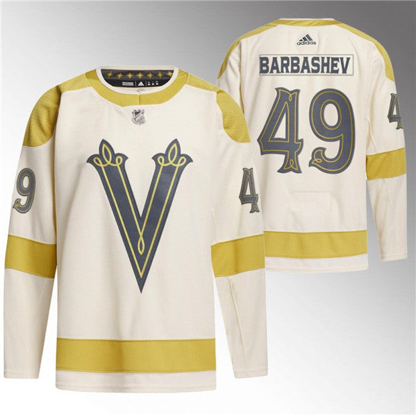 Ivan Barbashev Vegas Golden Knights cream Winter Classic jersey