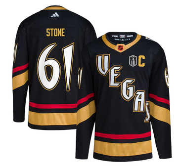 Mark Stone Vegas Golden Knights black jersey