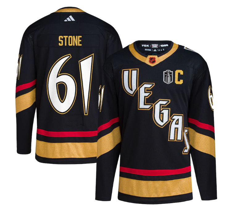 Mark Stone Vegas Golden Knights black jersey