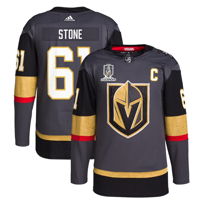Mark Stone Vegas Golden Knights gray jersey